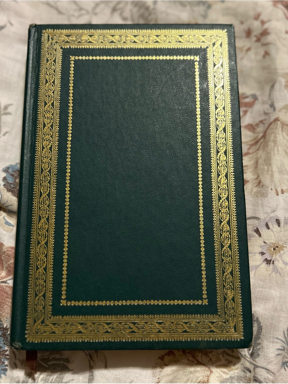 Elegant Vintage Copy of Lady Chatterley’s Lover. Dark Green with Gold Stamping